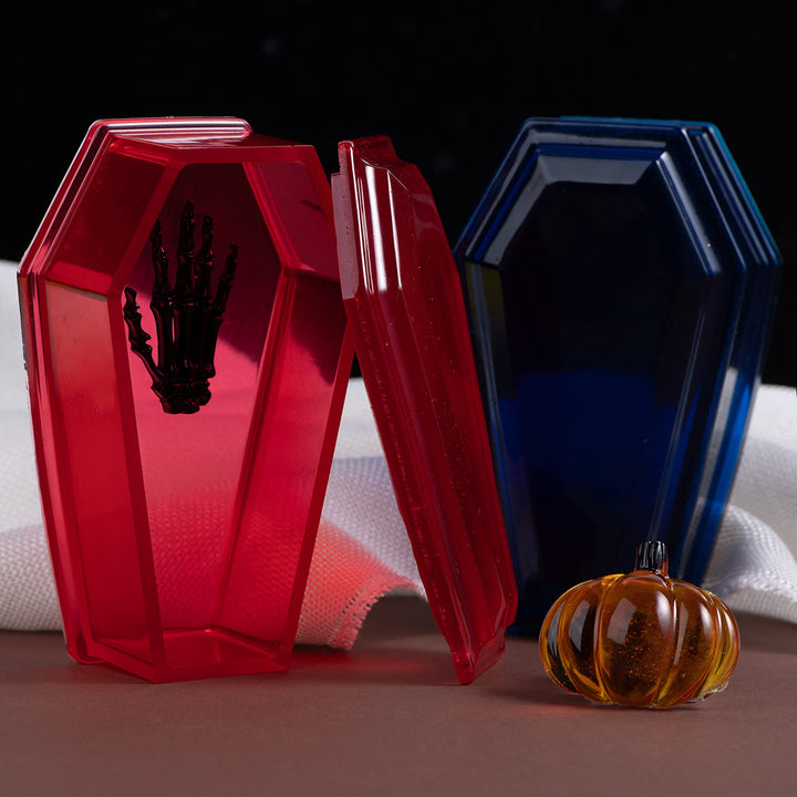 Halloween Coffin Resin Mold Resin Craft DIY Handmade Jewelry Making Tools Coffin Box Coffin Storage Box Silicone Resin Art Mold Container