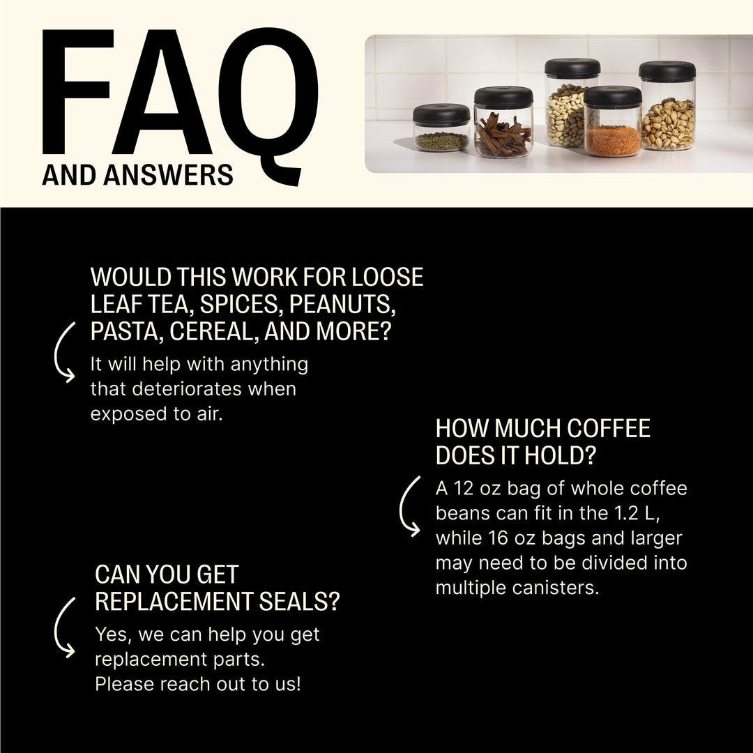Fellow Atmos Vacuum Coffee Canister &amp; Food Stor