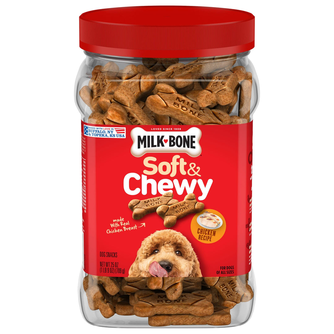 Soft &amp; Chewy Chicken Recipe Dog Treats, 25 Ounces (1 Count)