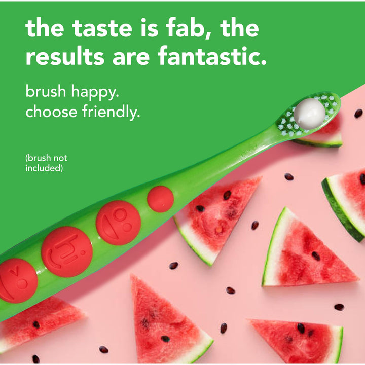 hello Fresh Watermelon Fluoride Free Kids Toothpaste, 4.2 Oz Tube