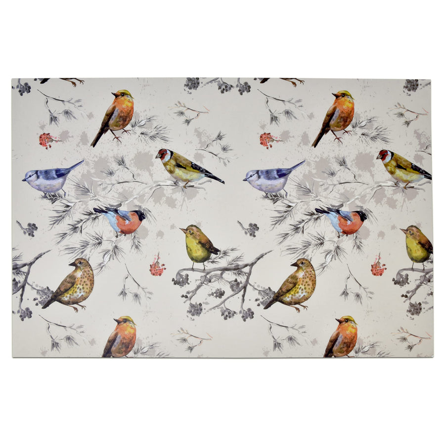Disposable Colorful Bird Paper Place Mats 50 Pack 11 x 17Rectangle Bright Color Birds Charger Place Mat for Spring Table Setting Bridal Shower Holiday Wedding Party Supplies Decor