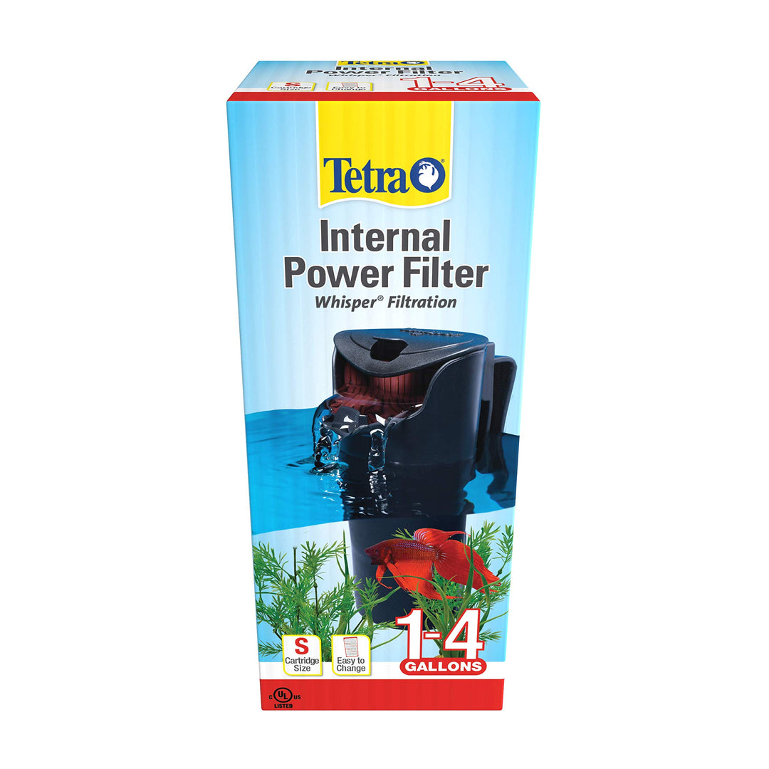 Whisper 4i Internal Power Filter, Filtration for Aquariums Between 1 and 4 Gallons