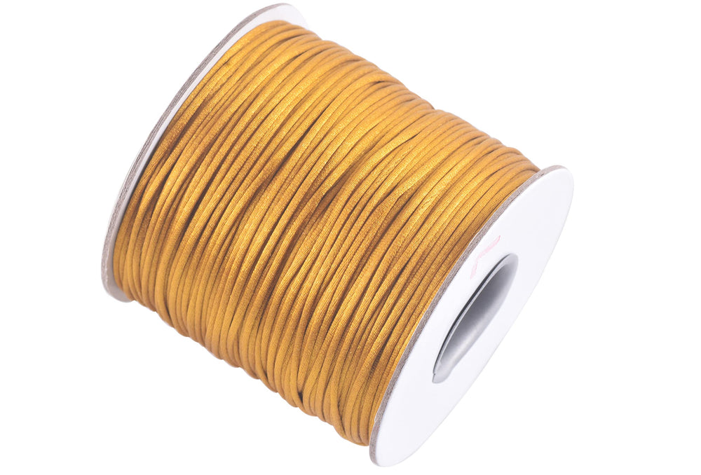 KONMAY 80 Yards 1.0mm Nylon Rattail Satin Silk Trim Cor