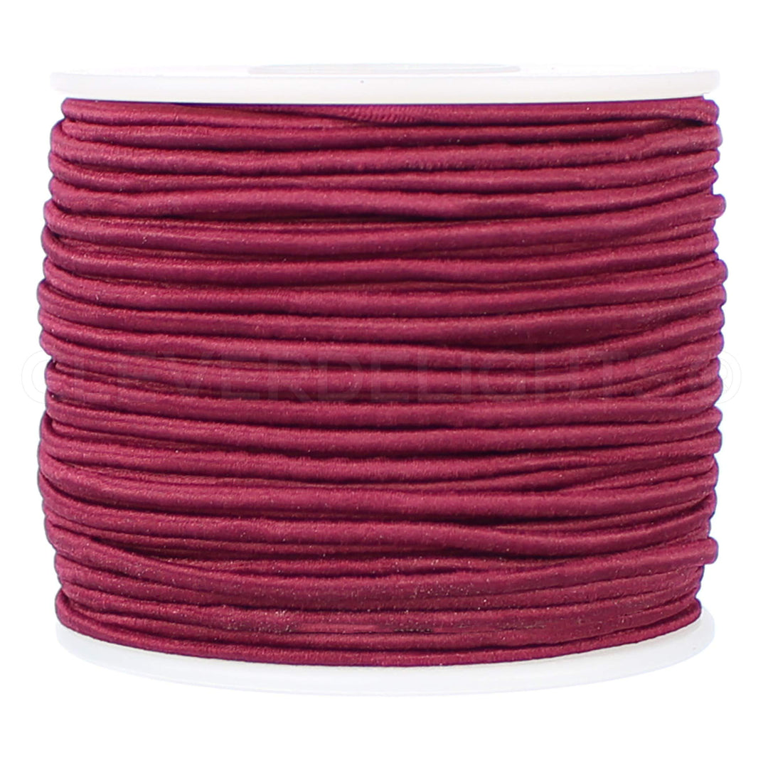 2mm (1/16) Elastic Cord - Plum - 125 Feet