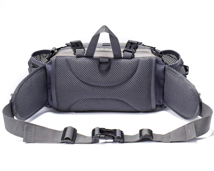 Bp Vision Outdoor Fanny Pack Hiking Camping Biking Waterproof Waist Pack 2 Water Bottle Holder Sports Bag for Women and Men Orange