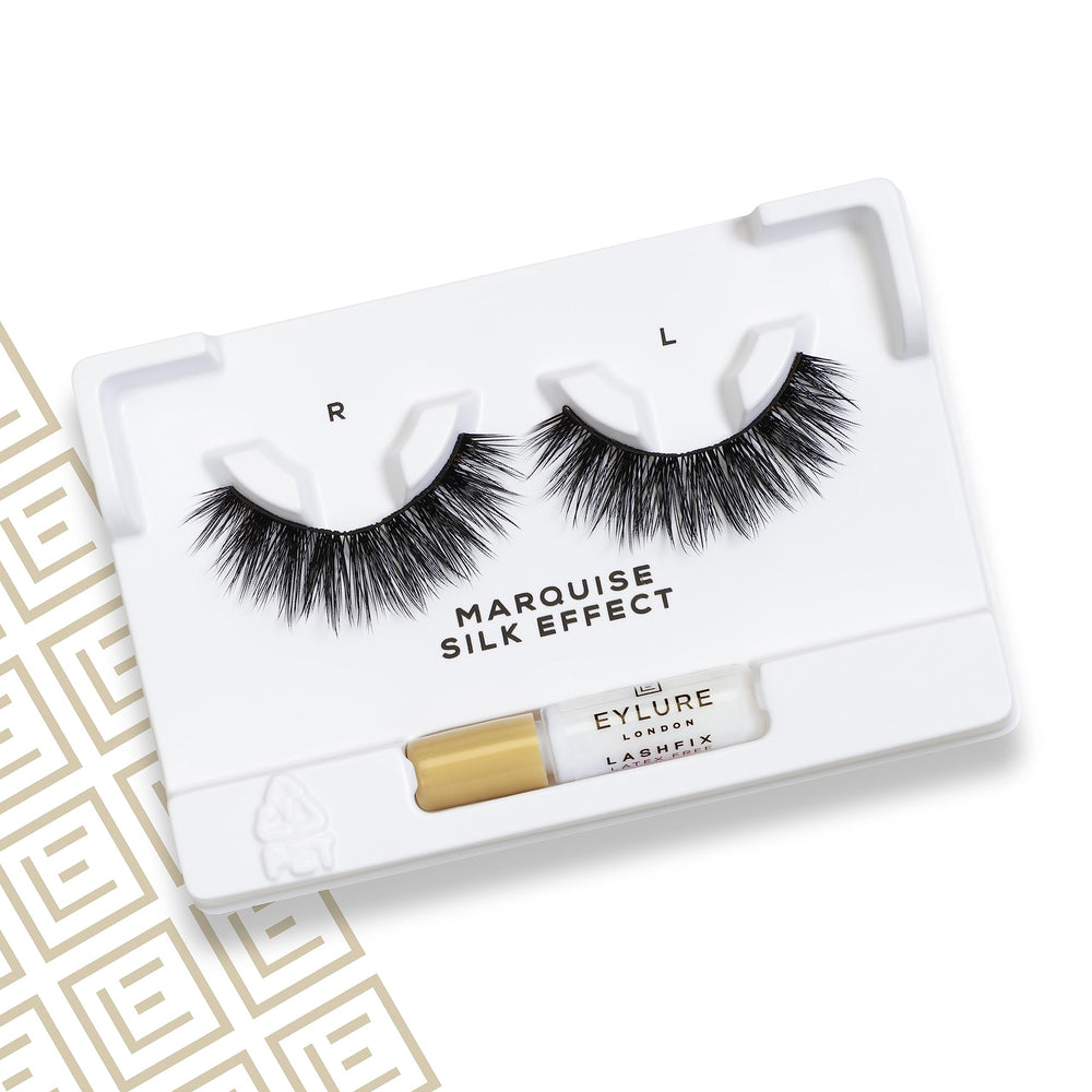 Eylure Luxe Silk Effect False Eyelashes, Marquise, Reus