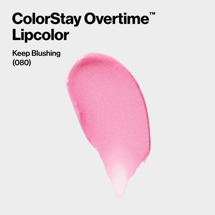 ColorStay Overtime Liquid Glossy Lipcolor, Keep Blushing