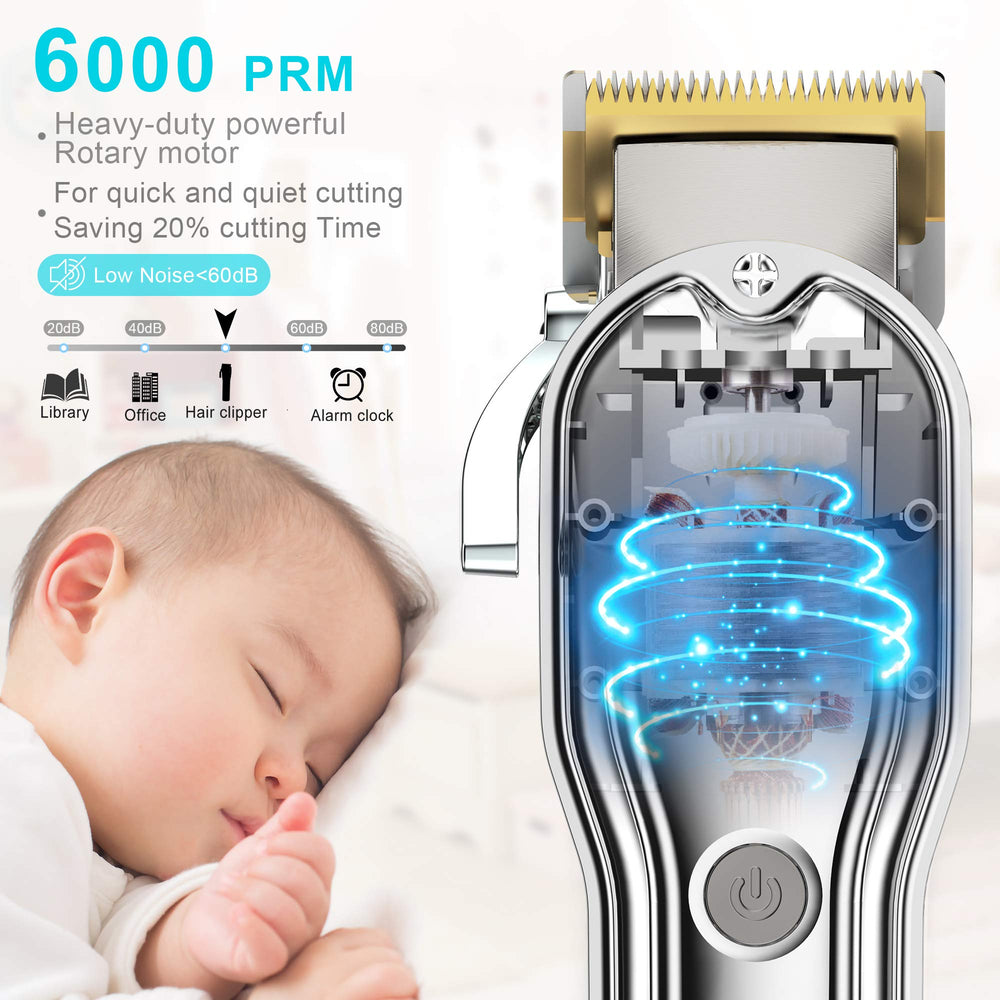 Hatteker Mens Hair Clipper Hair Trimmer Cord Cordless P
