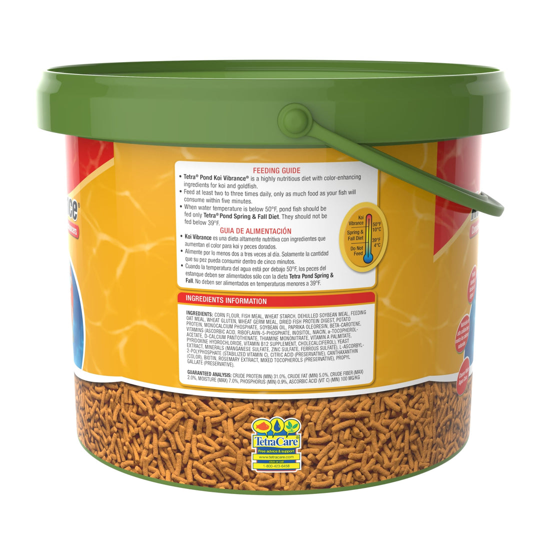 Pond Koi Vibrance, Soft Sticks, Easy to Digest Floating Pond Food, 3.31 lbs