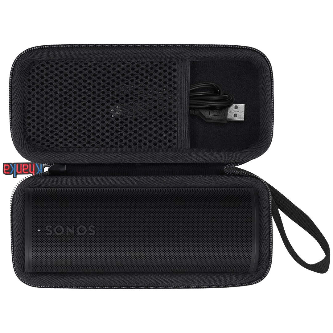 Hard Travel Case Replacement for Sonos Roam 2 / Sonos Roam/Roam SL Portable Smart Bluetooth Speaker (Inside Black)