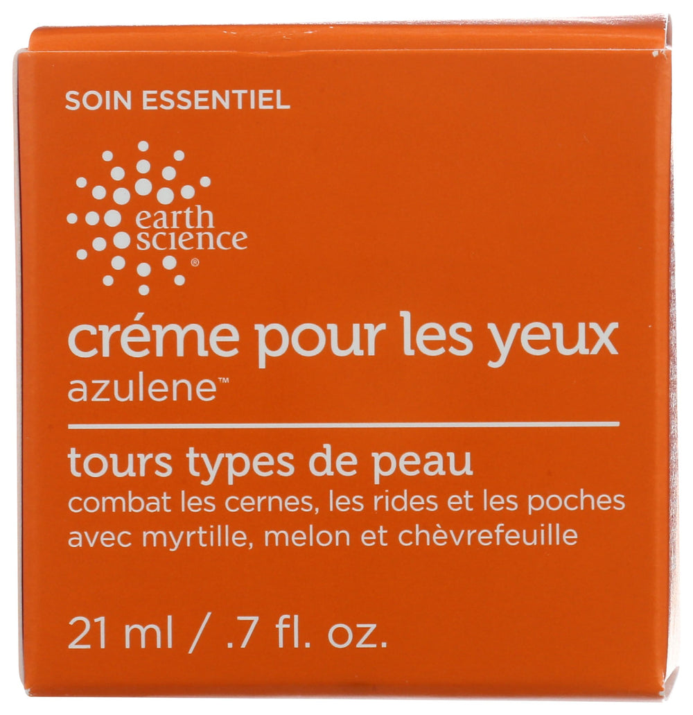 EARTH SCIENCE - Azulene Eye Cream For Puffiness, Dark Circles, and Wrinkles (0.7 oz.)