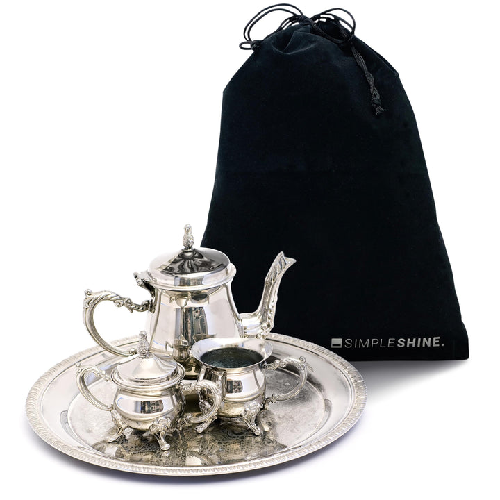 Anti Tarnish Storage Bag 18 x 18 | Fabric Cloth Bags for Sterling Silver Jewelry Silverware Trays and More