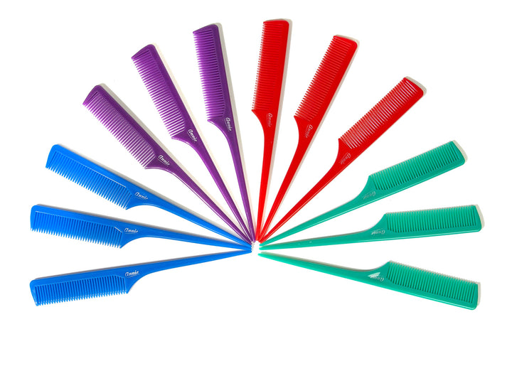 Rat Tail Comb Set, 12 Count