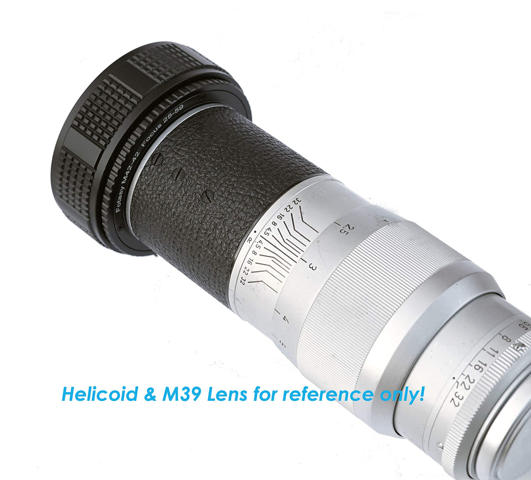 (2 Packs) M39 to M42 Adapter Ring, 39mm to 42mm Lens Adapter, for 42mm Focusing Helicoid