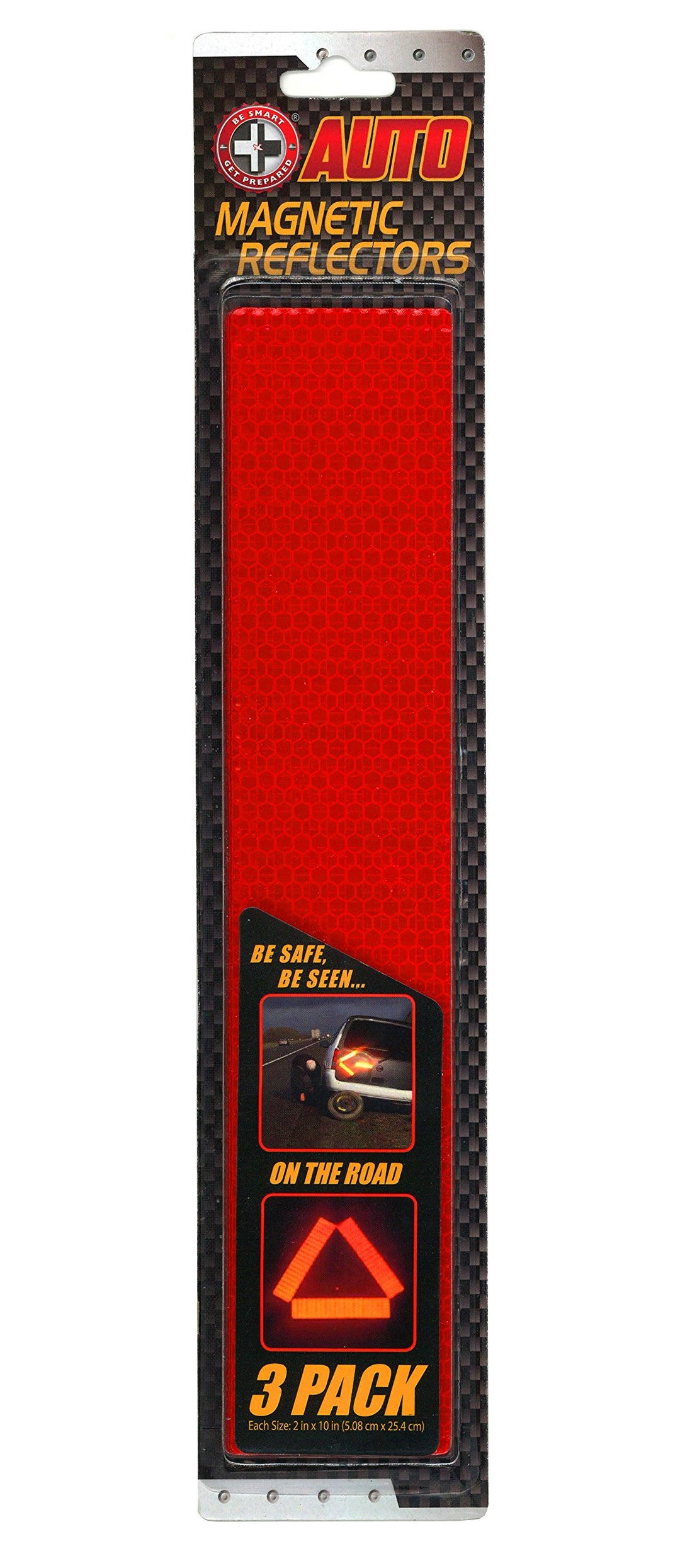 Magnetic Reflector (3-Pack). Install The Magnet to Any Metal on The Front, Side or Rear of Your Vehicle