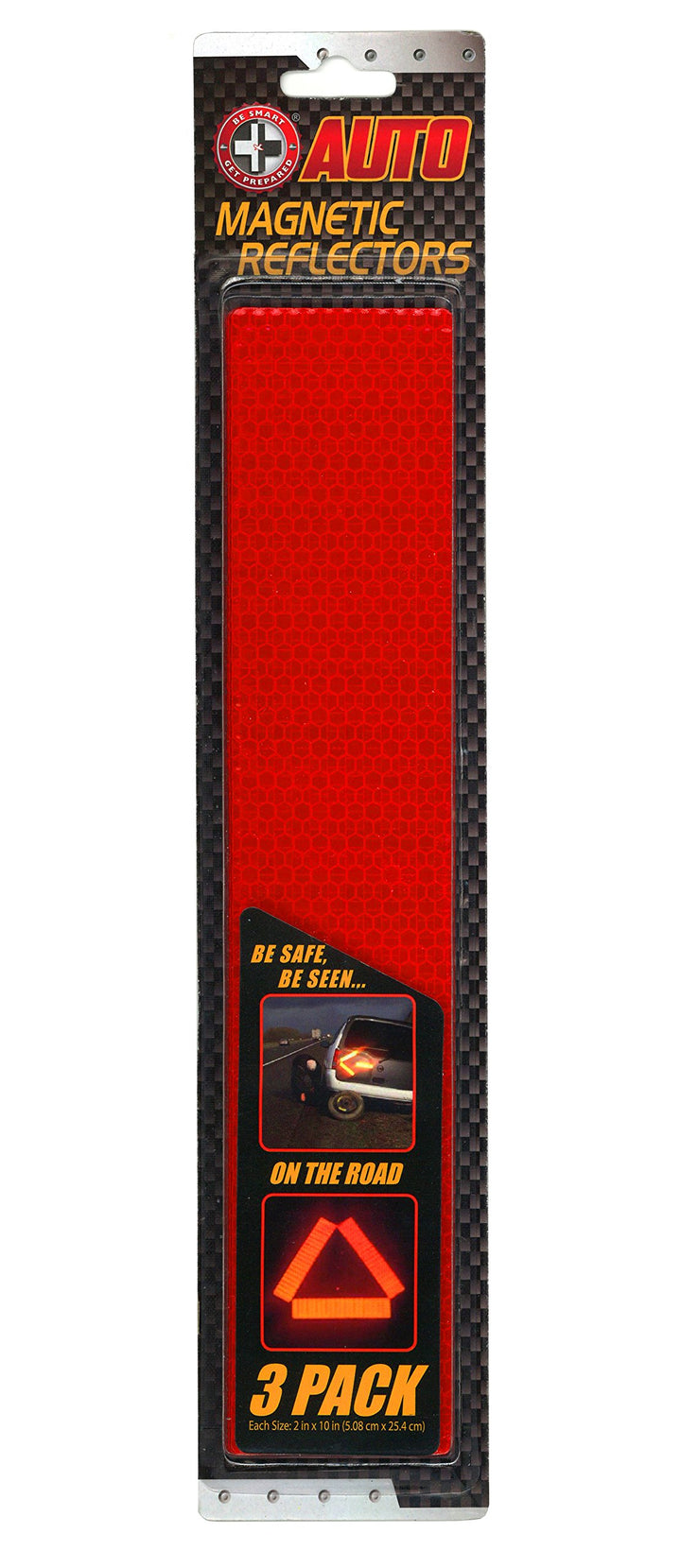 Magnetic Reflector (3-Pack). Install The Magnet to Any Metal on The Front, Side or Rear of Your Vehicle