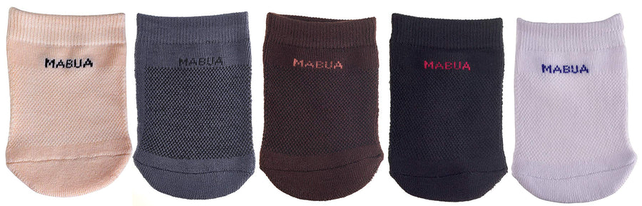 8 Pairs Toe Socks Women No show Invisible Inside Shoes Non Skid Half Socks