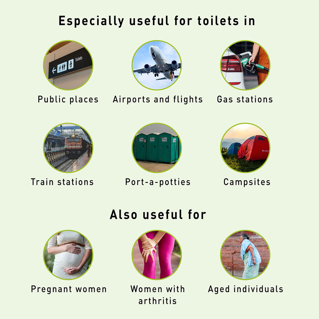 10 Funnels Disposable Female Urination Device for Women | Portable, Leak-proof Stand and Pee Funnels for Women, Girls| Public Toilets, Travel, Camping, Hiking and Outdoor Activities