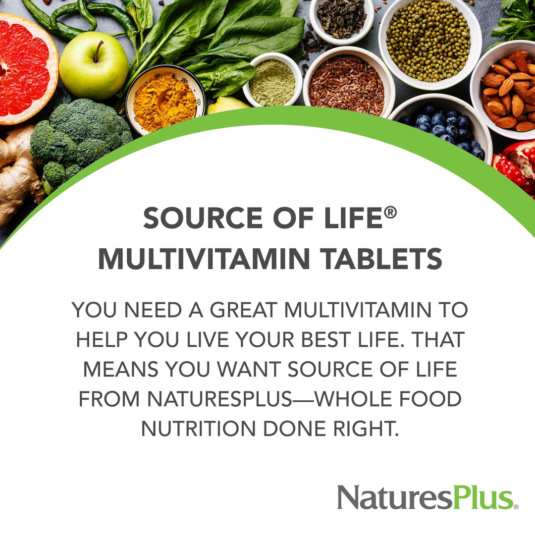 Natures Plus Source of Life - 90 Tablets - Multivitamin