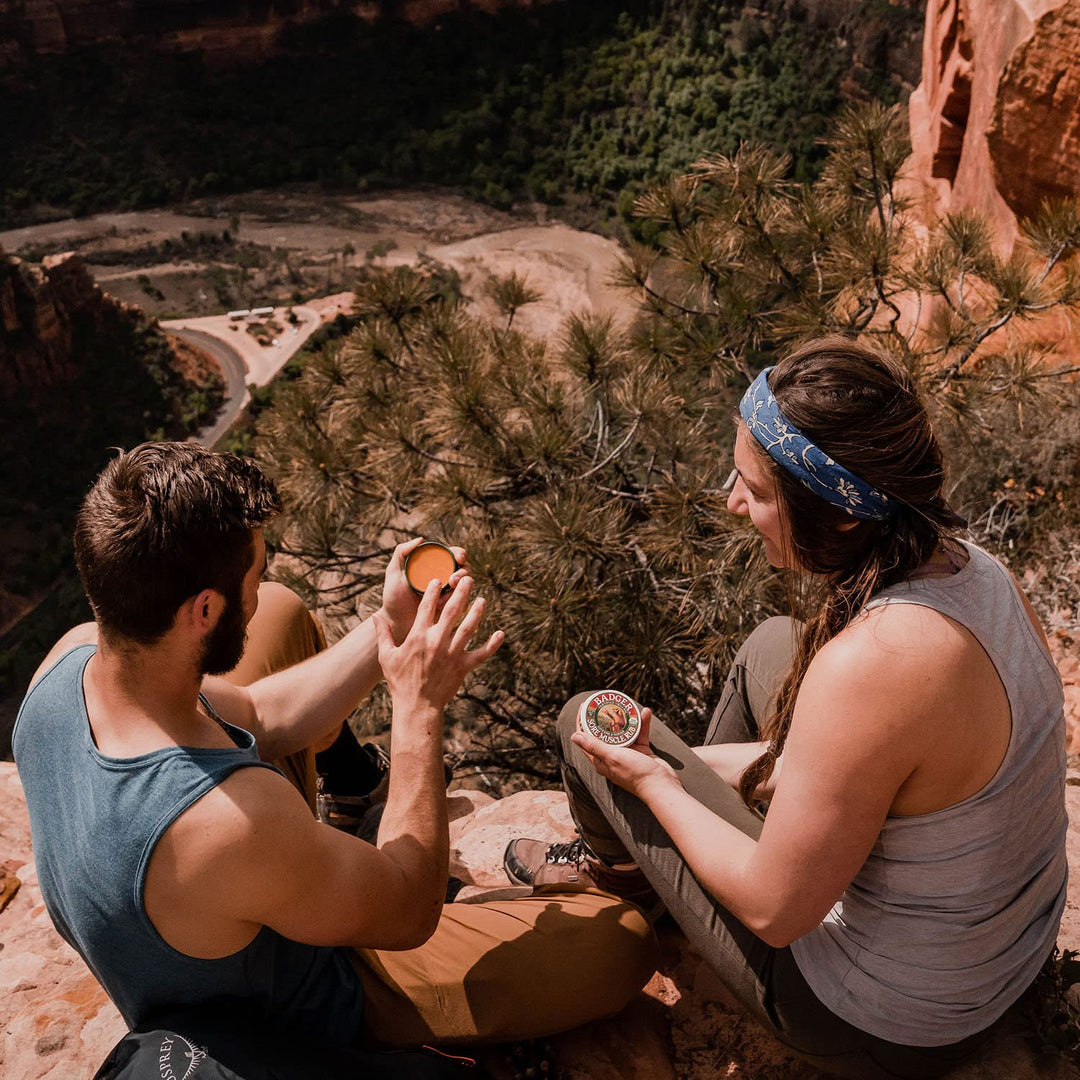 Badger Muscle Rub Balm Certified Organic Cayenne &amp; Ginger Soothes &amp; Relaxes 0.75oz