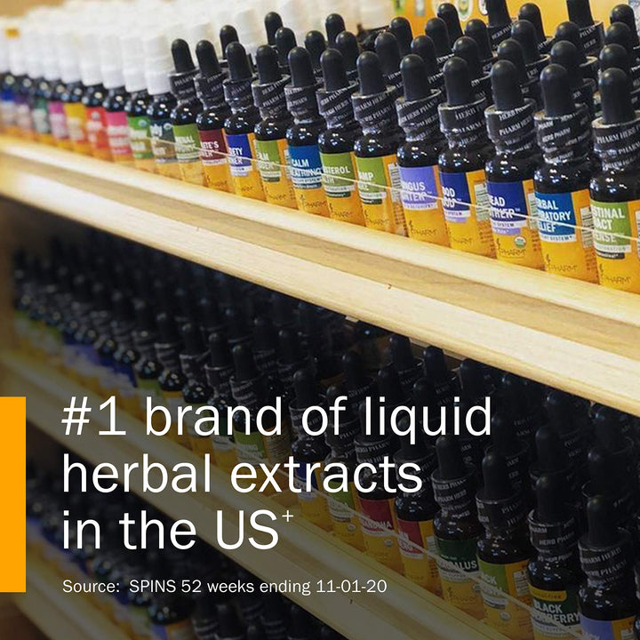 Certified Organic Goldenseal Liquid Extract for Respiratory System Support, Organic Cane Alcohol, 1 Ounce