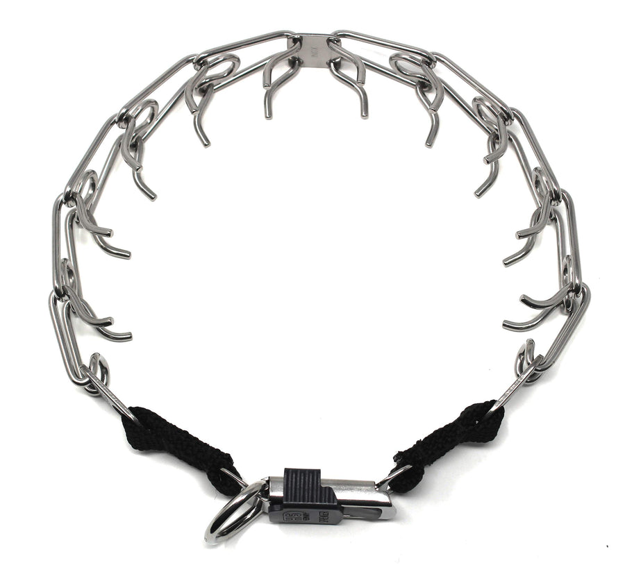 Herm Sprenger Stainless Steel Prong Dog Training Collar with Quick Release Buckle Ultra-Plus Pet Pinch Collar No-Pull Collar for Dogs Made in Germany 3.2mm x 20in Medium