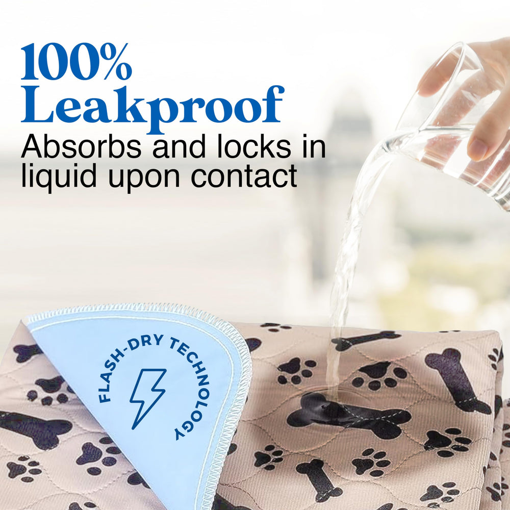 Super Absorbent Washable Pee Pads for Dogs Large 35 x 31 (2-Pack) Puppy Pads pet Training Pads Reusable Pee Pads for Dogs 100% Waterproof Dog Puppy Pee Pads Extra Large Wee Wee Pads for Dogs pet Peed