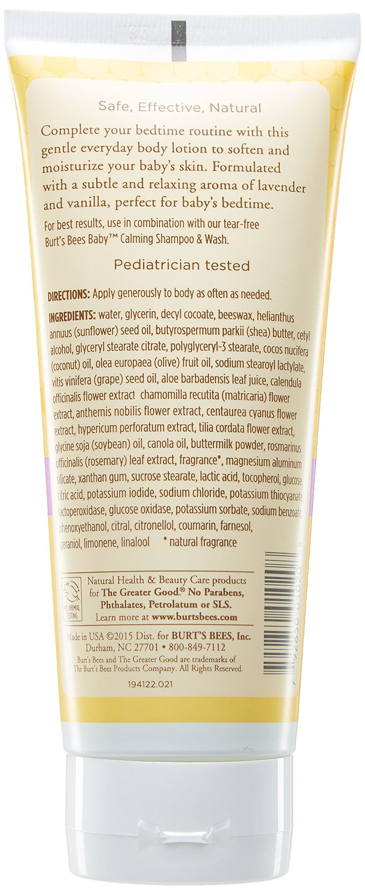 Burt&#39;s Bees Baby Bee Calming Body Lotion, 170 Grams (6oz.)