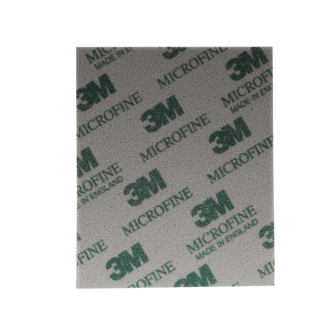 3M Softback Sanding Sponge Aluminum Oxide Abrasive Pad 4-1/2 Inch x 5-1/2 Inch, Microfine 1200-1500 Grit (Set of 2)