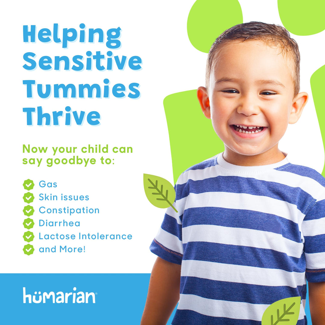 Humarian Liquid Probiotics for Kids Aged 1-9 Years Old - Superior 8-Strain Probiotic Drops to Fortify Gut Health, Immunity and More - 30-Day Supply - Tasty Grape Flavor