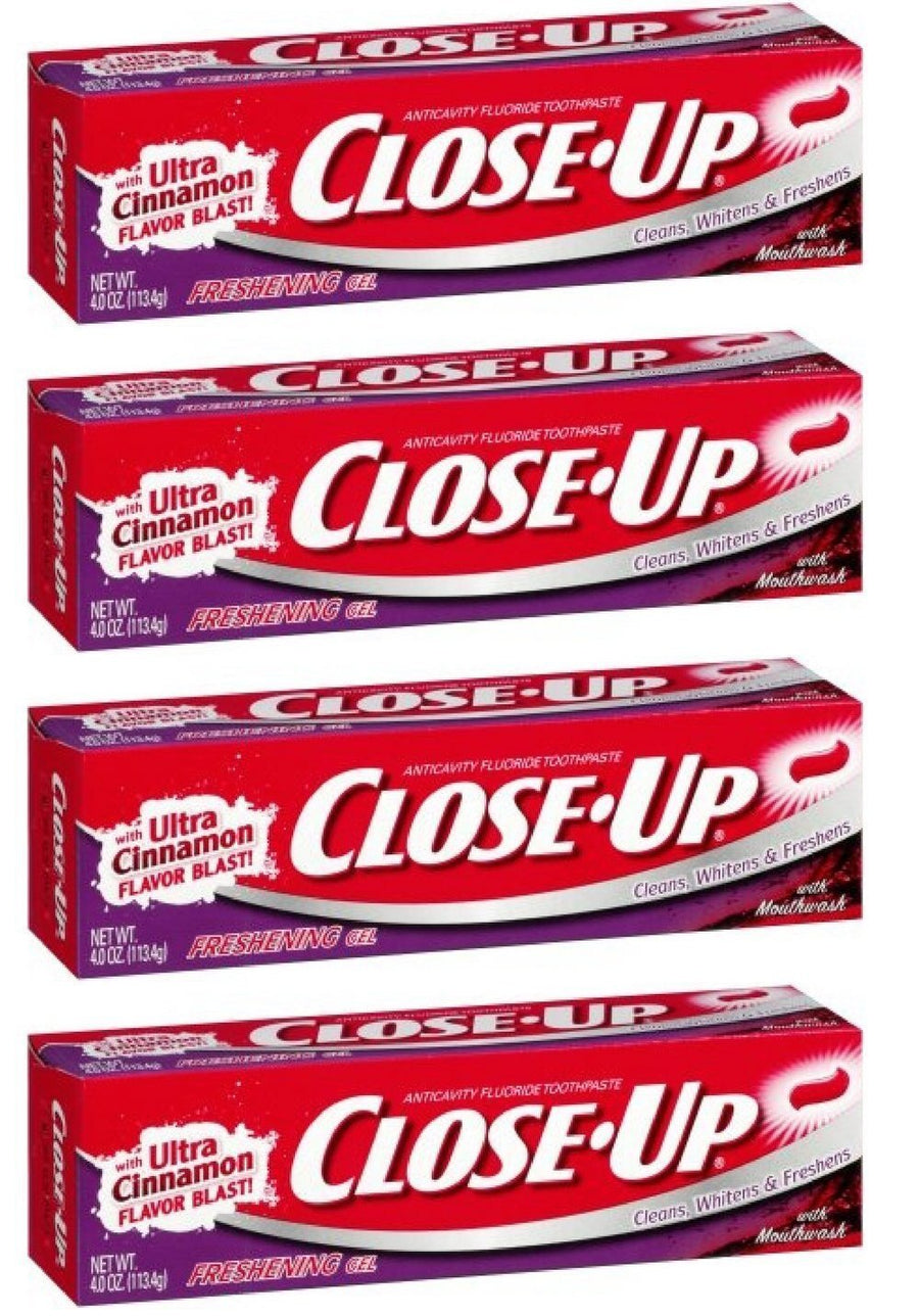 Close-up Toothpaste, Refreshing Red Gel, Anticavity Flu