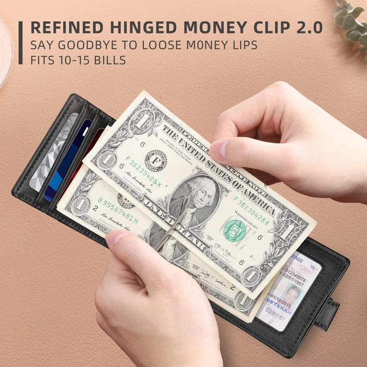 Zitahli Wallet for Men-6 Slots ID Window-Mens Wallets-S