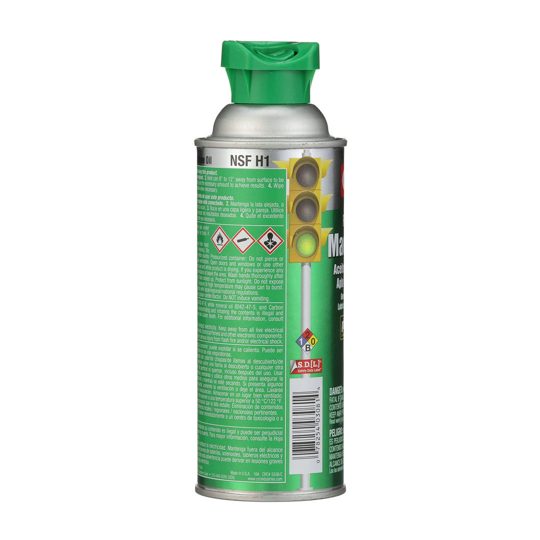 03081 General Purpose Food Grade Machine Oil Spray, (Net Weight: 11 oz.) 16oz Aerosol,Clear