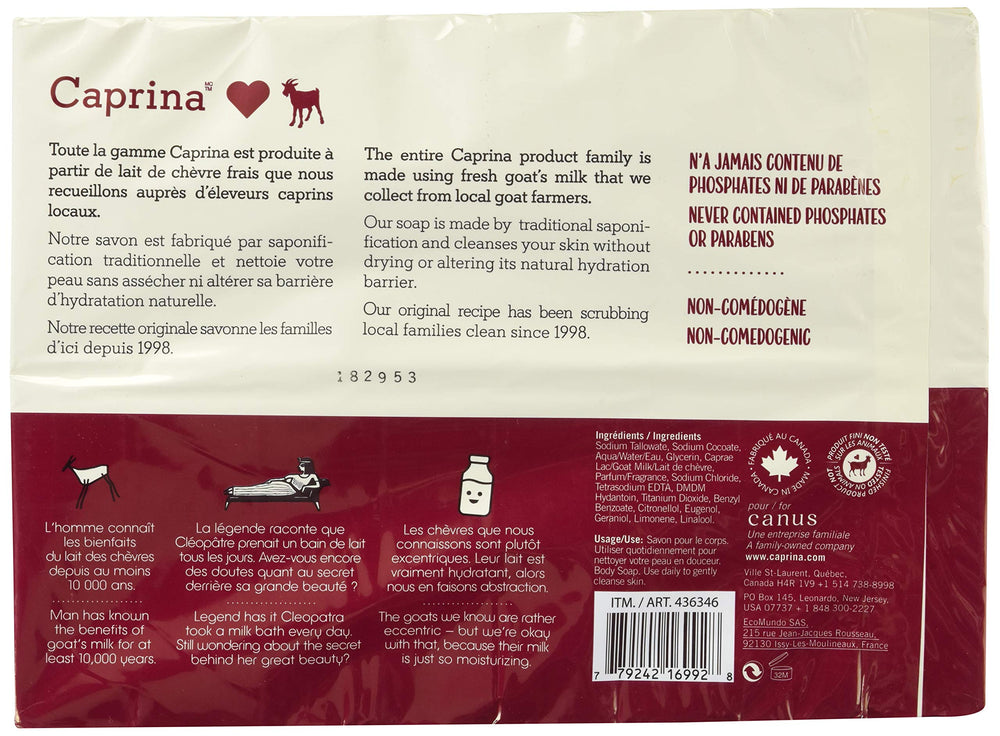 Canus Original Formula Fresh Goat's Milk Soap, 16 bars