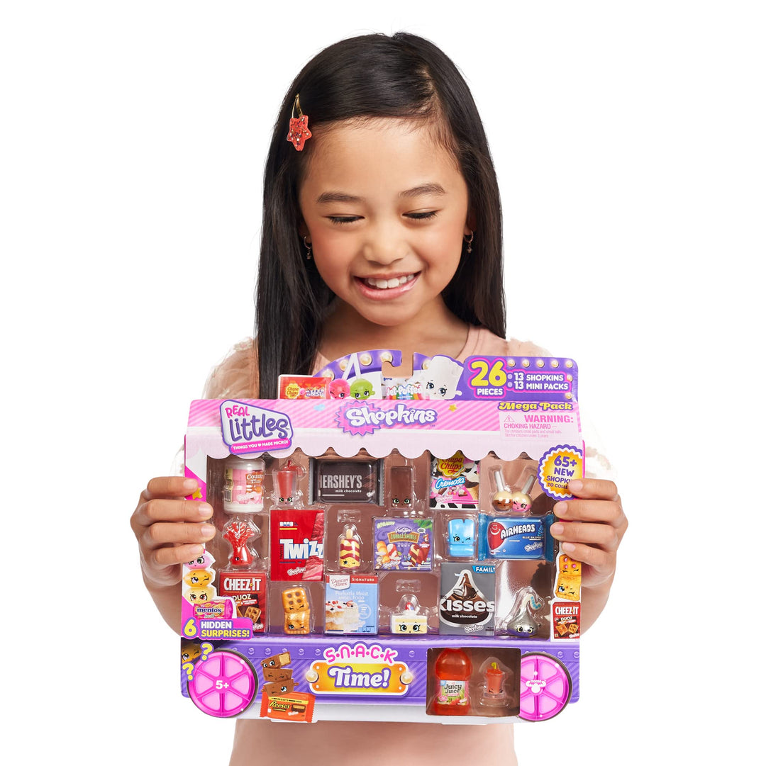 Real Littles Mega Pack | 13 Plus 13 Real Branded Mini Packs (26 Total Pieces). Style May Vary
