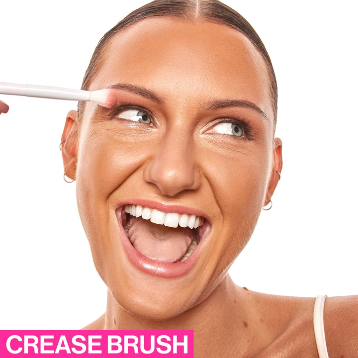 Crease Brush - White and Pink
