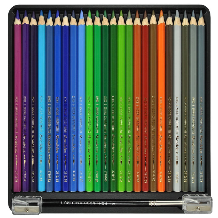 Koh-i-noor Mondeluz Aquarell Drawing Set. 72 Colored Pencils.