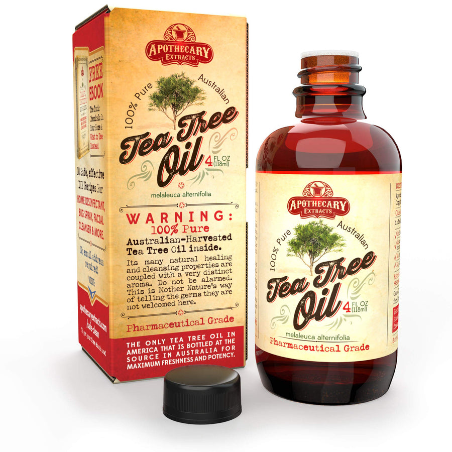 Apothecary Extracts 100% Pure Australian Tea Tree Oil, 