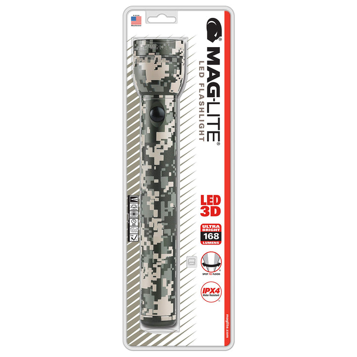 Maglite LED 3-Cell D Flashlight, Universal Camo