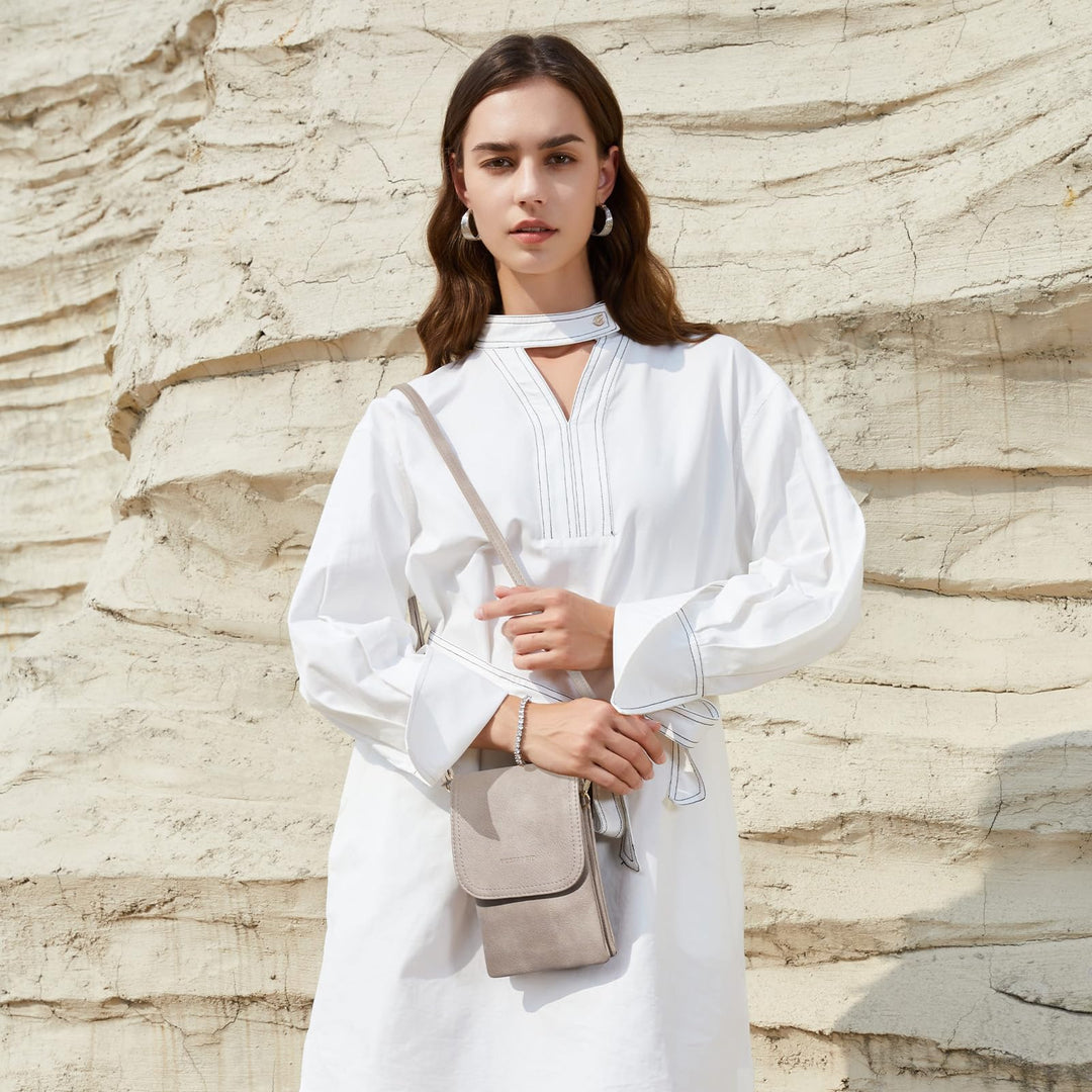 BOSTANTEN Vegan Leather Small Crossbody Bags for Women 