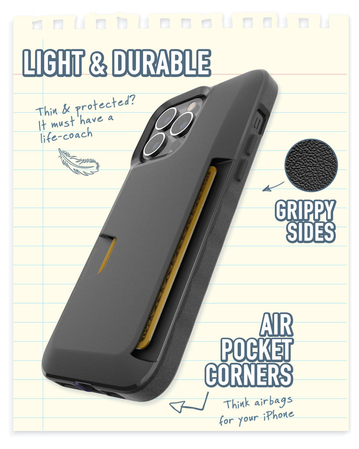 Smartish® iPhone 13 Pro Max Wallet Case - Wallet Slayer