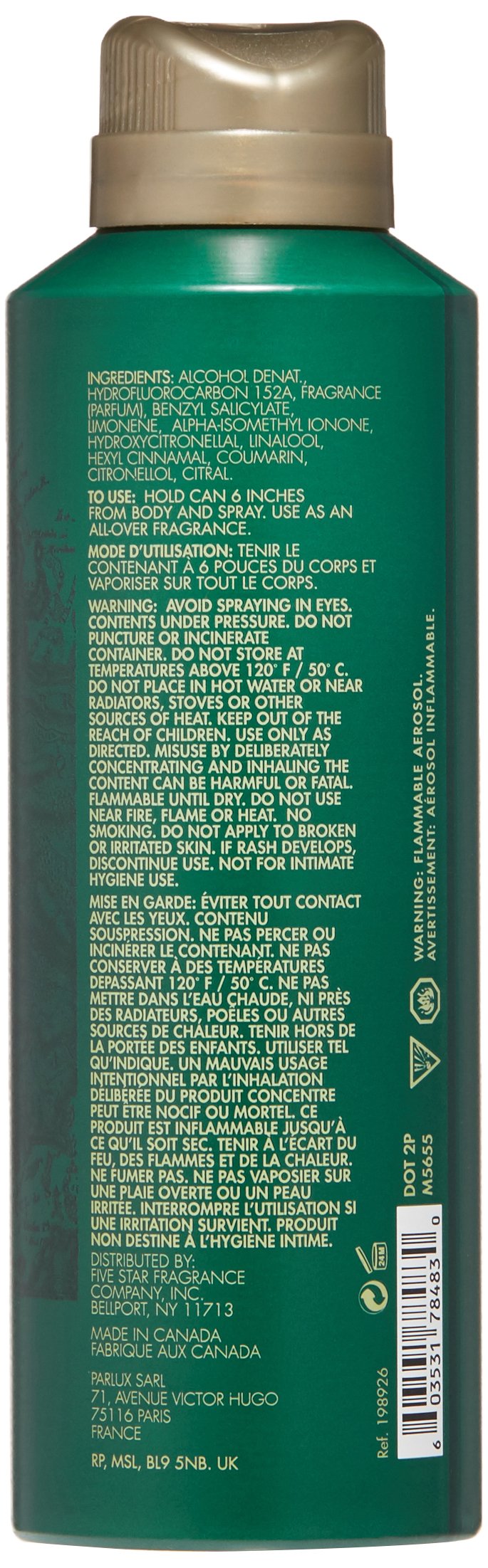 Set Sail Martinique Body Spray 6 oz / 170 g