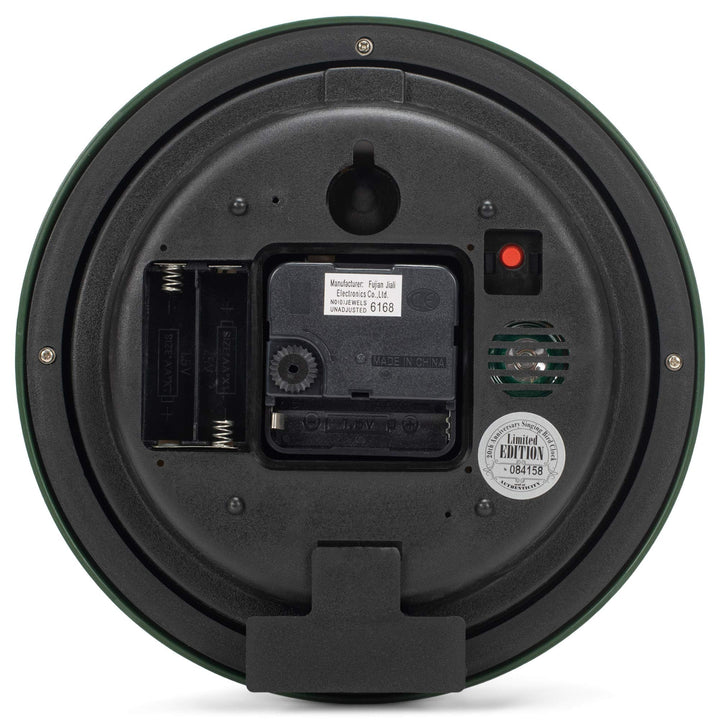 Mark Feldstein Limited Edition 20th Anniversary Singing Bird Wall/Desk Clock, 8 Inch