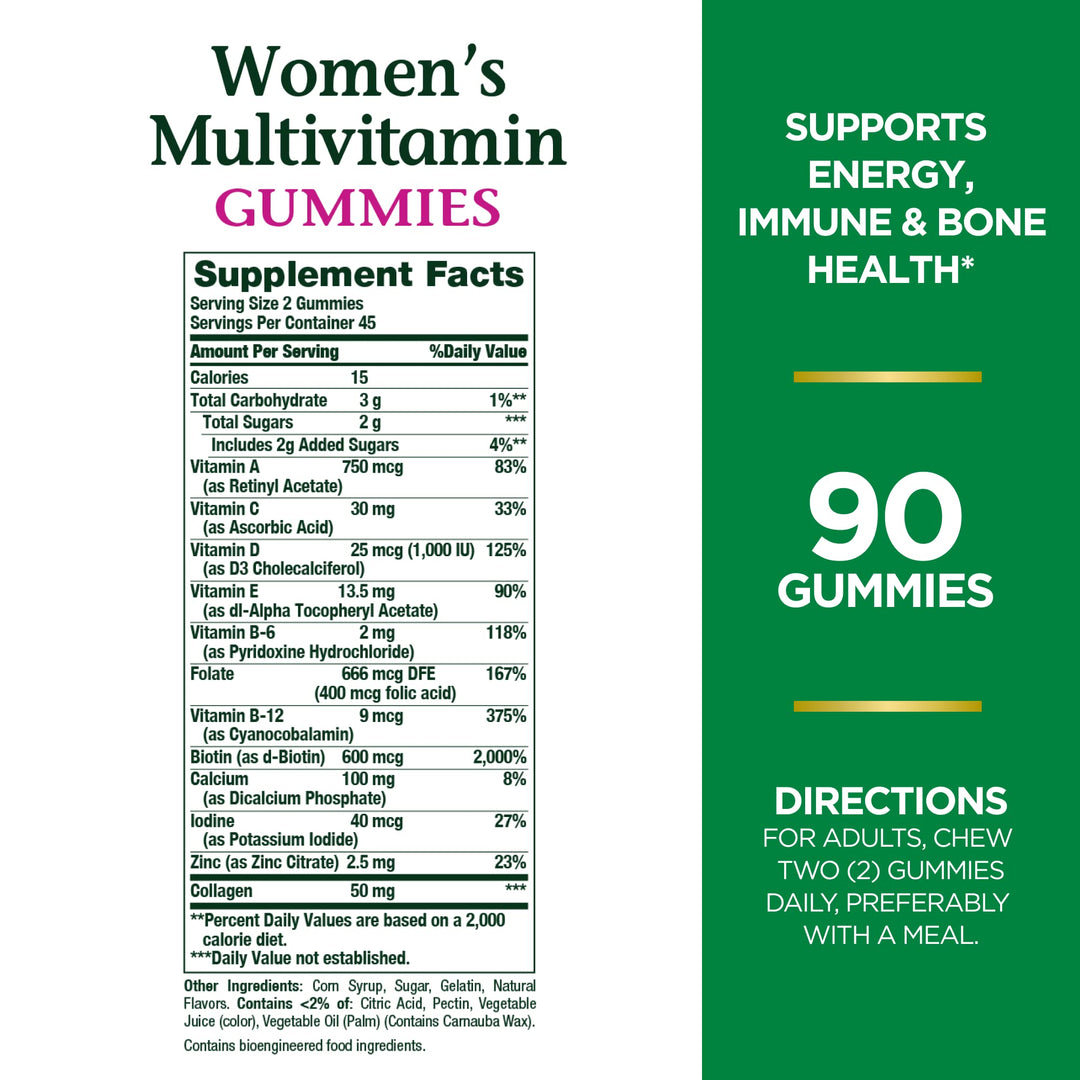 Nature&#39;s Bounty Women Multivitamin, Vitamin Sup
