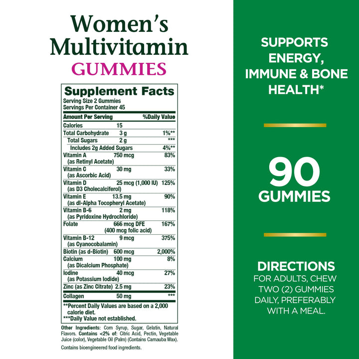 Nature&#39;s Bounty Women Multivitamin, Vitamin Sup