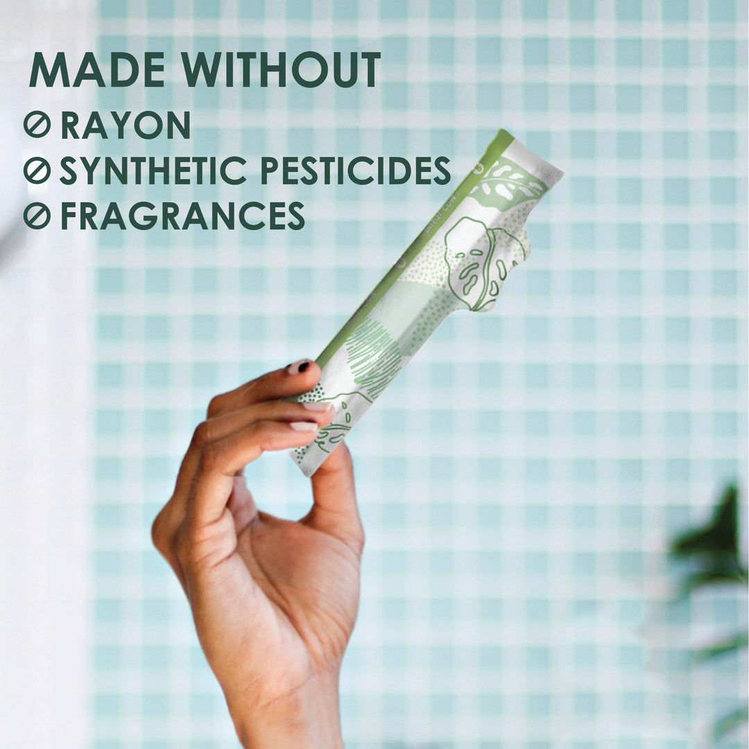 L. Organic Cotton Tampons Regular Absorbency, Free from