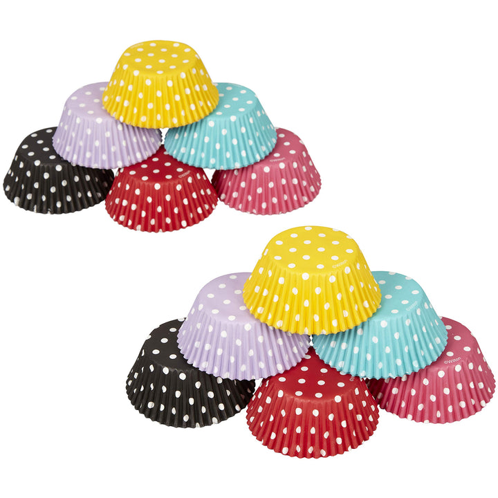 Standard Cupcake Liner Baking Cups, 300 Count, Polka Dots