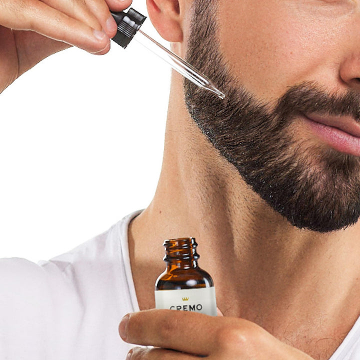 Cremo Beard Oil, Revitalizing Cedar Forest, 1 fl oz - Restore Natural Moisture and Soften Your Beard To Help Relieve Beard Itch