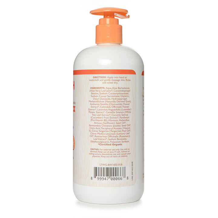 All Natural Baby Wash, Tangerine, 17 Fluid Oz