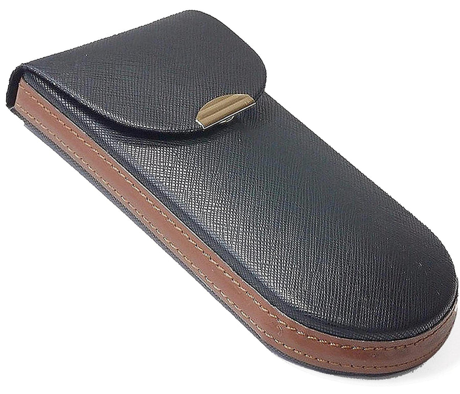 Slim, Light, semi- Hard, Eye Glasses Case (Black)
